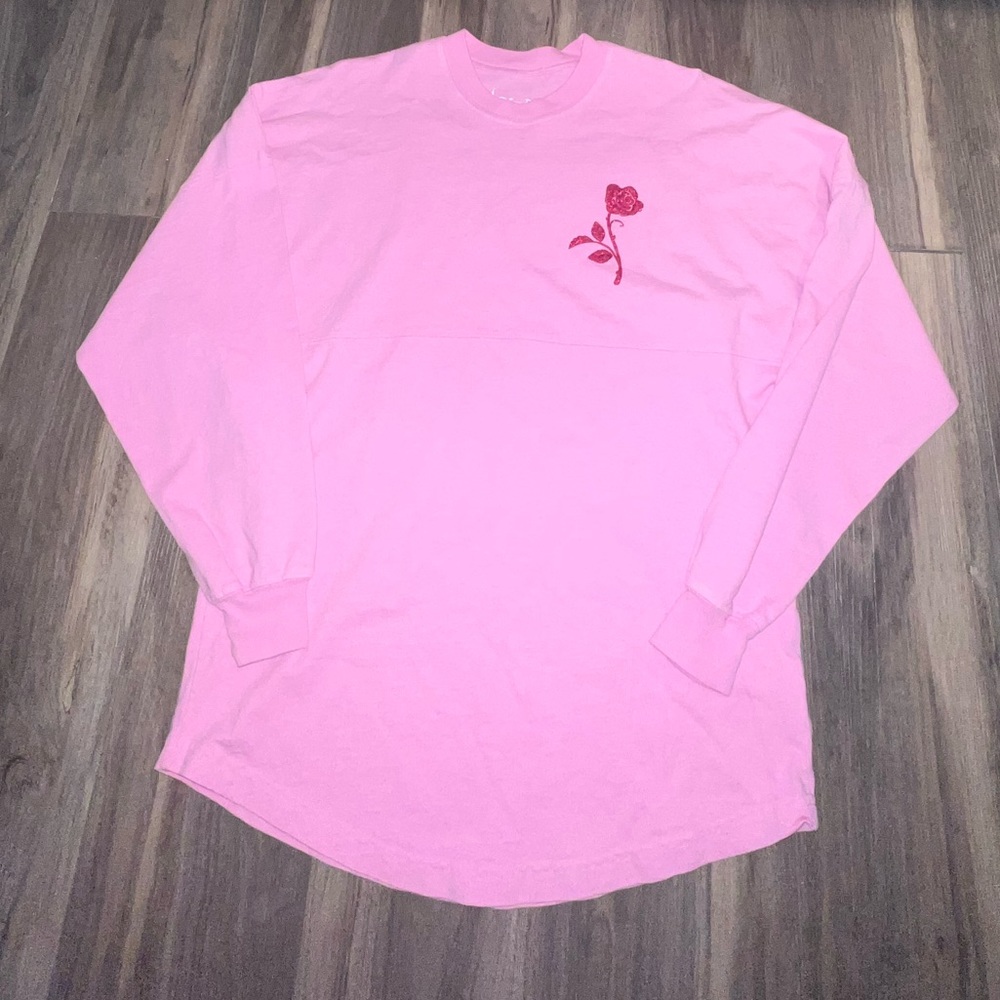 Disney Disneyland BELLE ROSE PINK SPIRIT JERSEY BEAUTY & THE BEAST VERY RARE